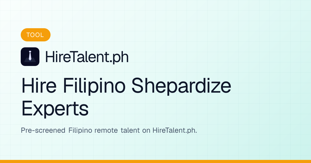 Hire Filipino Shepardize Experts | HireTalent.ph