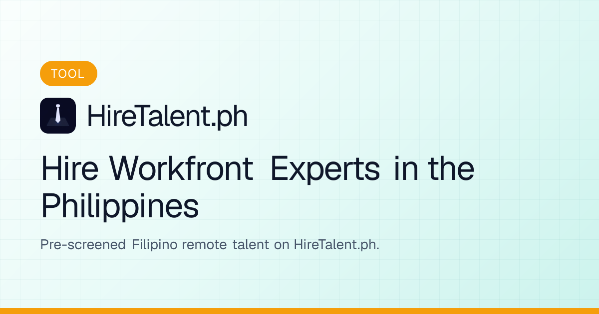 Hire Workfront Experts in the Philippines | HireTalent.ph